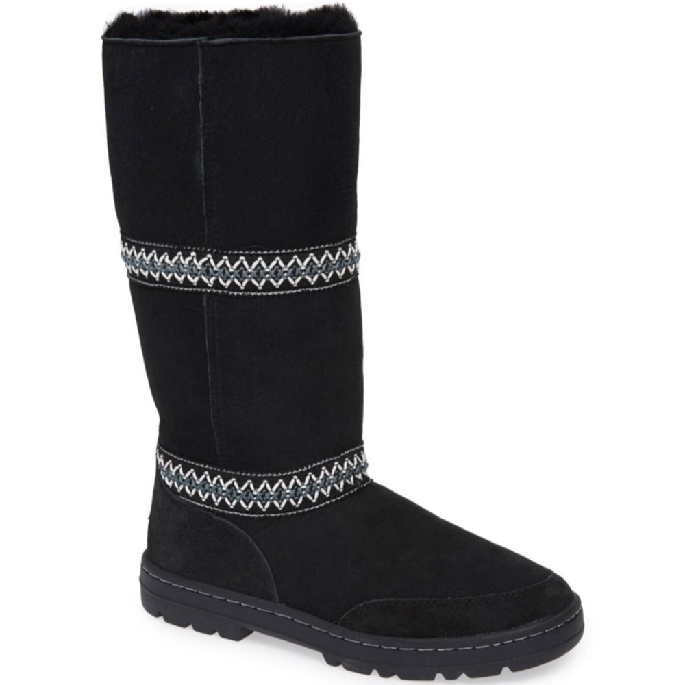 UGG Sundance Revival Black Sz 8 *Great Condition*